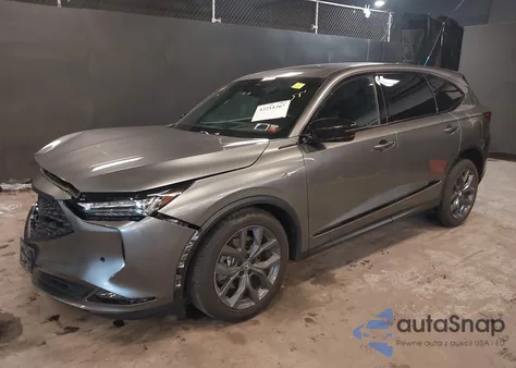 2024 Acura Mdx A-Spec z USA, uszkodzony, nr VIN 5J8YE1H08RL001585